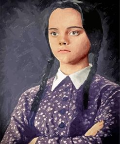 Wednesday Addams Character s paint by numbers