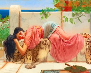 When The Heart Is Young By John William Godward paint by numbers