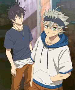 Yuno And asta paint by numbers