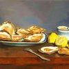Aesthetic Oysters With Lemon paint by numbers
