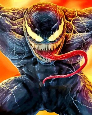 Aesthetic Venom Illustration paint by number
