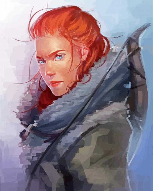 Aesthetic Ygritte Art paint by number