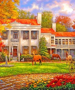 Autumn Afternoon At Belle Meade paint by numbers