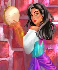 beautiful Esmeralda paint by number