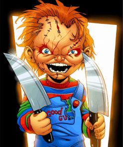 chucky Doll paint by number