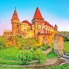 Corvin Castle Hunedoara Transylvania paint by number