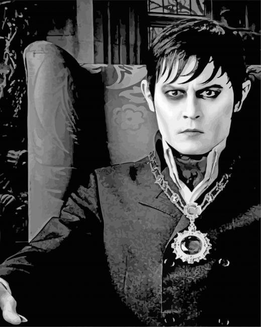 dark shadows barnabas collins paint by number
