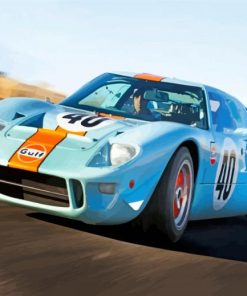 ford gt40 paint by numbers