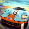 ford gt40 racing car paint by numbers