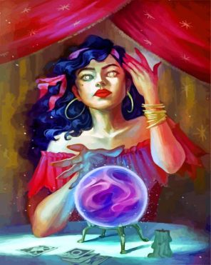 fortune teller paint by numbers