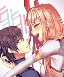 hiro and zero two couple paint by numbers