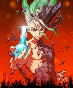 ishigami dr stone paint by numbers