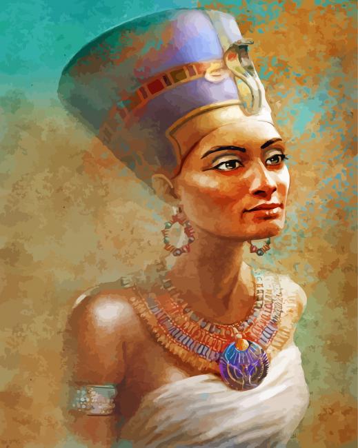 Nefertiti paint by numbers