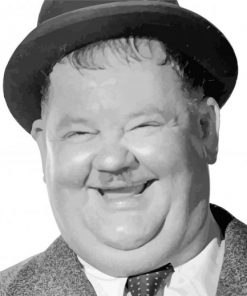 Oliver Hardy paint by number