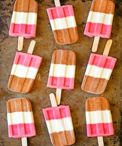 popsicle Ice Cream paint by number