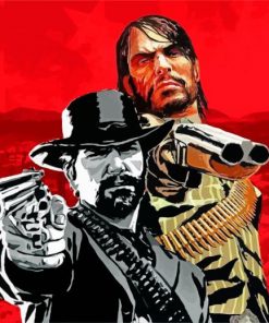 red dead redemption paint by numbers