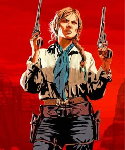 red dead redemption sadie adler paint by number