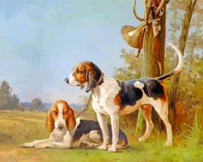 scent hounds paint by numbers