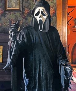 Scream Ghostface paint by number