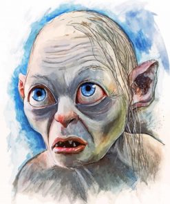smeagol art paint by numbers