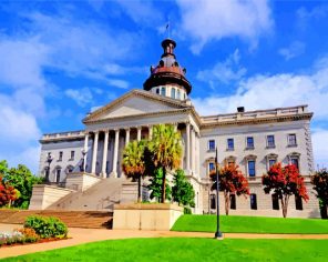 south carolina state house paint by numbers