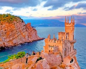 swallows Nest Castle Gaspra paint by number