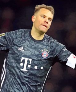 The Professional Footballer Manuel Neuer paint by numbers