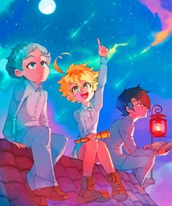 The Promised Neverland Characters paint by number