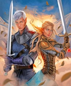 Throne Of Glass Art paint by number