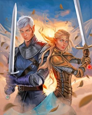 Throne Of Glass Art paint by number