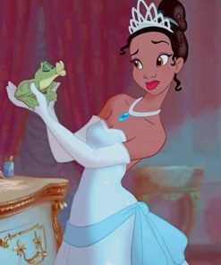Tiana Disney paint by numbers