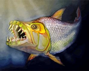 Tigerfish paint by number