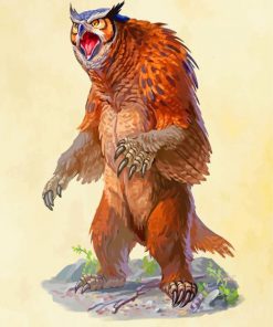 Wild Owlbear paint by numbers