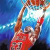 Basketball Michael Jordan paint by numbers
