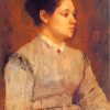 Edgar Degas Portrait Of A Young Woman paint by numbers