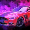 Ford Mustang GT Car paint by numbers