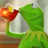 Kermit-drinking-tea-paint-by-number