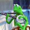 Kermit Playing Music paint by numbers
