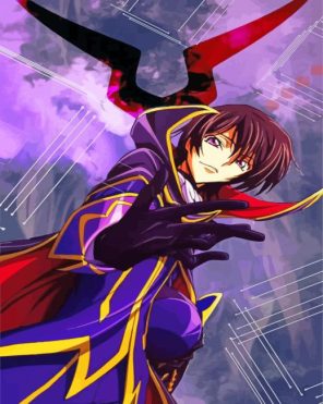 Lelouch Lamperouge Anime paint by numbers