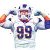 Aaron Donald NFL paint by numbers