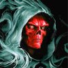 Red Skull paint by numbers