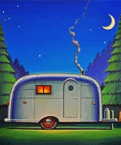 Camping Illustration Paint By Numbers