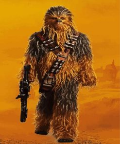 Chewbacca Character Paint By Numbers