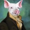 Classy Mr Pig Paint By Numbers