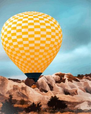 Hot Air Ballon - Paint By Numbers