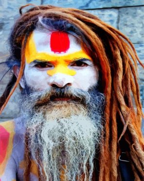Indian Shiva paint buy numbers