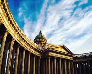 Kazan Cathedral Russia Paint By Number