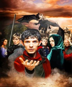 merlin characters Paint By Numbers