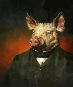 Mr Pig Paint By Numbers