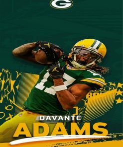 Packers Davante Adams Paint By Numbers